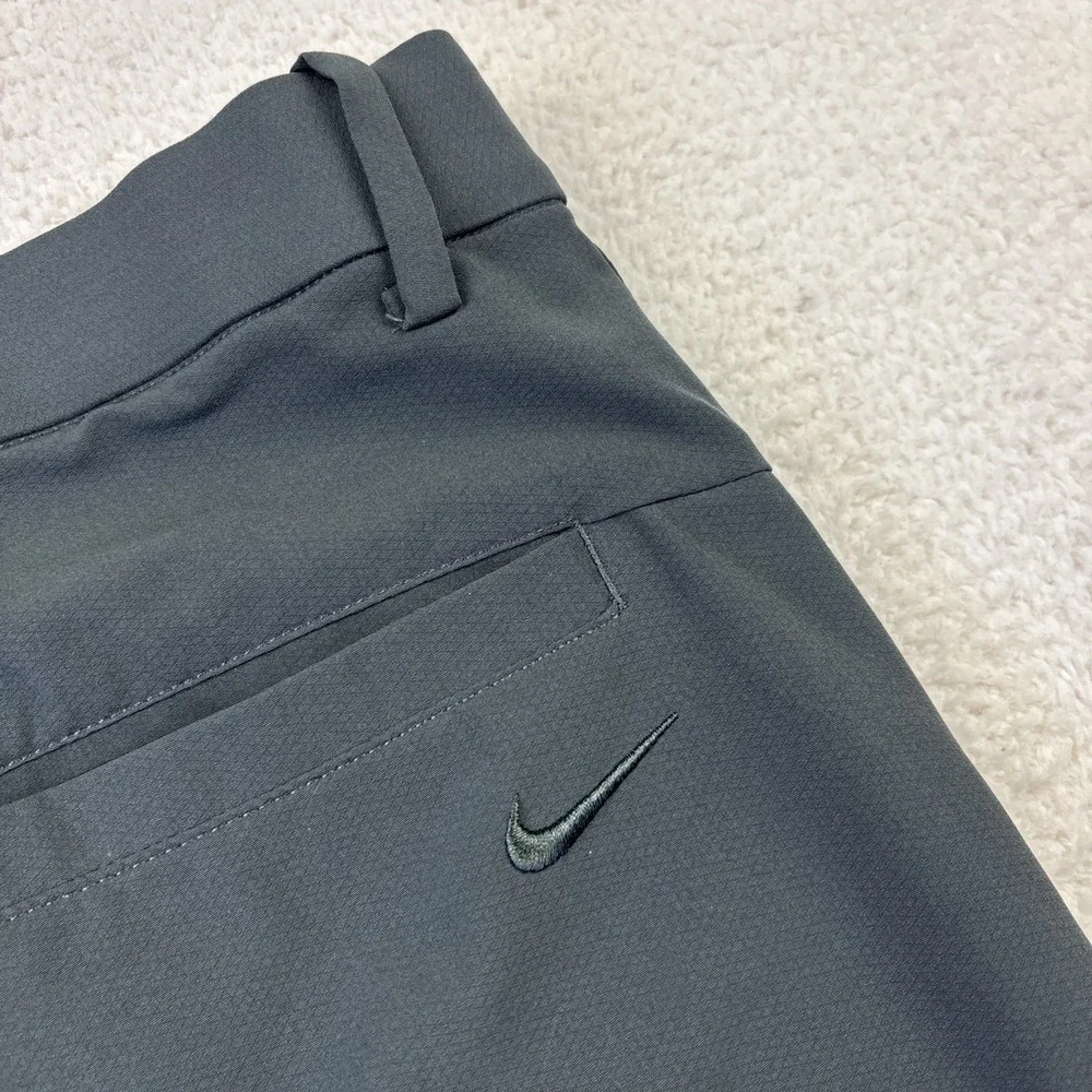 NIKE Dri-FIT Slim Fit Mens Golf Pants Size 32/34 Gray Lightweight Stretch Modern